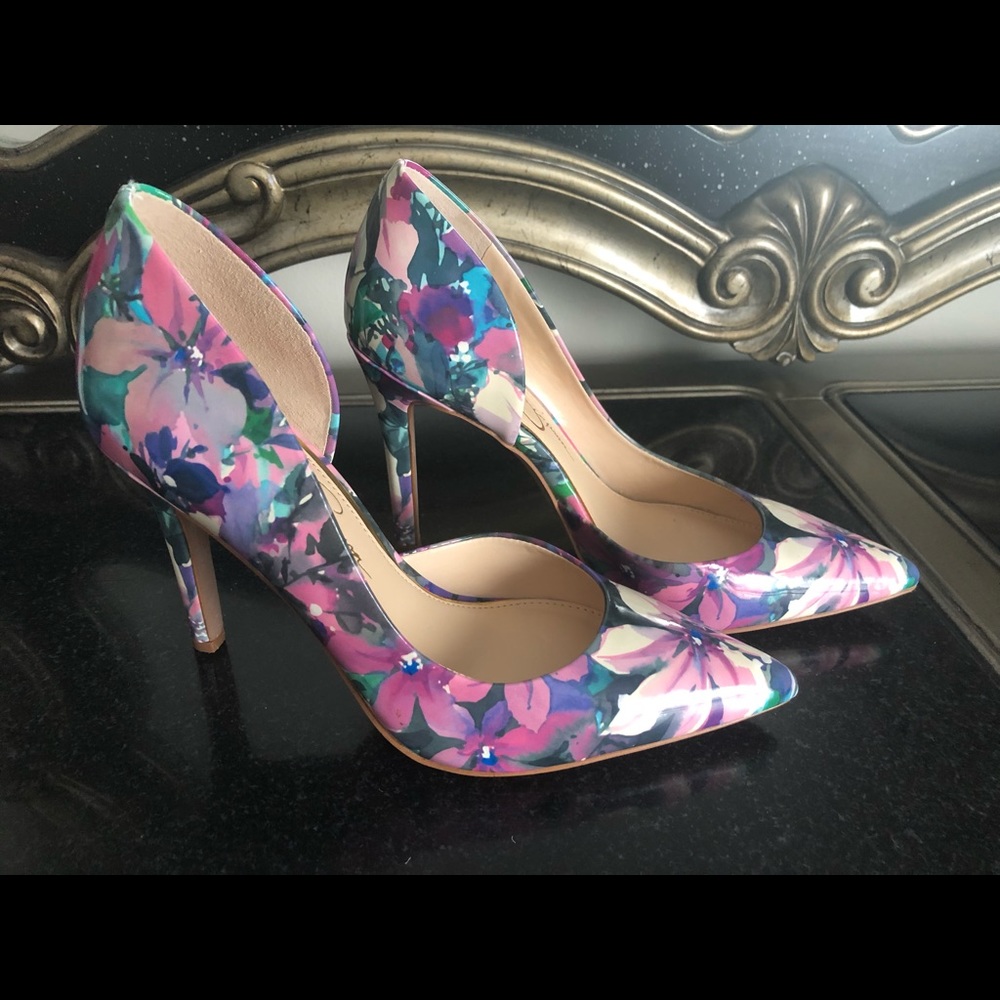 Jessica Simpson Floral hight heels 6M